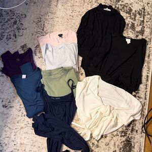 Lot of 10 small/medium clothes- reformation-good American&more